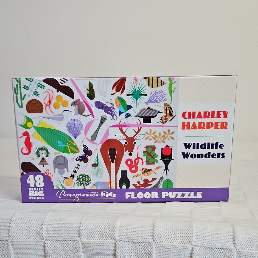 Charley Harper Wildlife Wonders Floor Puzzle